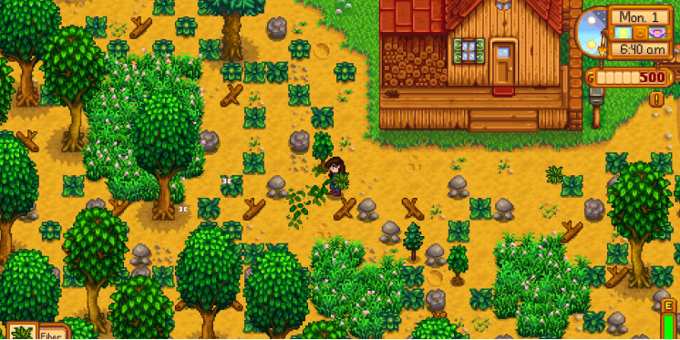Der Dreck muss weg! 
Bevor ihr auf eurem frisch geerbten Land Gemüse und Obst anbauen könnt, müsst ihr es zunächst urbar machen. Unkraut, Holz und Steine müssen weichen! (PS4)