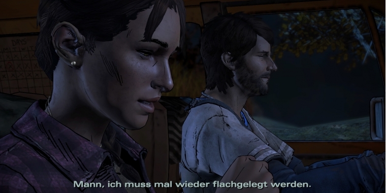 Klartext: 
Javis Schwägerin Kate trägt ihre Emotionen auf der Zunge. (PS4)