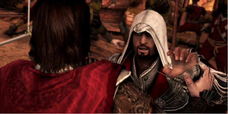 Back in Action: 
In deutlich aufgehübschter Optik ziehen Ezio Auditore und seine Assassinen wieder in den Kampf gegen die Templer. (Xbox One)