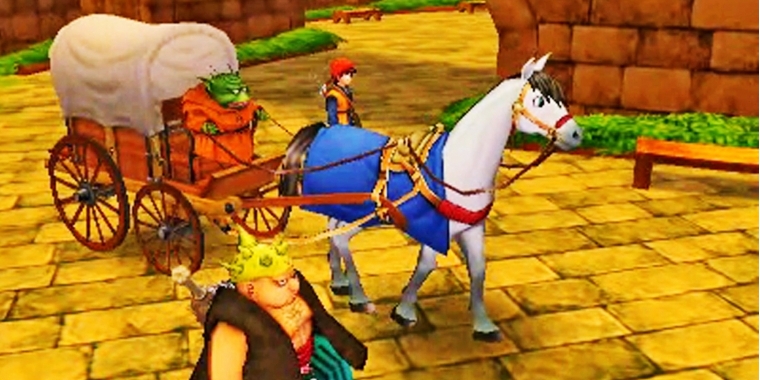 Froschkönig: 
Durch einen fiesen Fluch wurde der König von Trodain zu einem Krötenmonster und seine Tochter, Prinzessin Medea, in ein Pferd verwandelt. (3DS)
