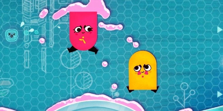 Einfallsreich: Nach und nach werden neue Gameplay-Elemente wie dieser Glibber eingeführt. Was grob zu tun ist, wird durch die Levelgestaltung trotzdem stets schnell kar.