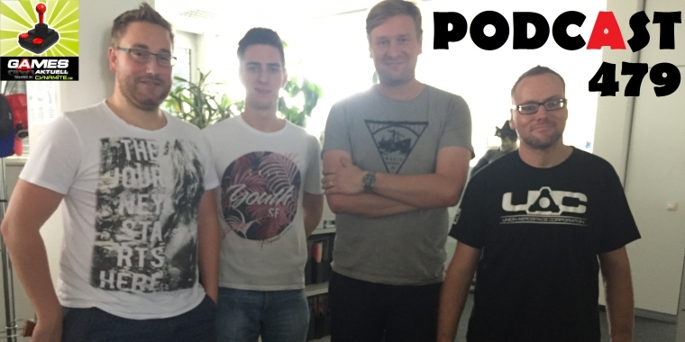 Games Aktuell Podcast 479: Matthias, Benedikt, Matti, Thomas