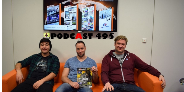 Games Aktuell Podcast 495: Jan, Andy, Matti