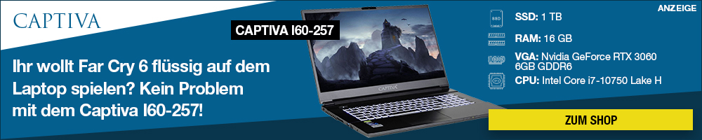  Gaming-Laptop Captiva I60-257