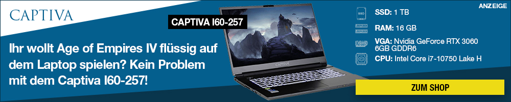  Gaming-Laptop Captiva I60-257