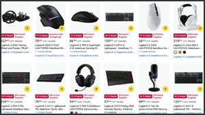 Logitech G: Gaming-Zubehör bis zu 47% unter UVP